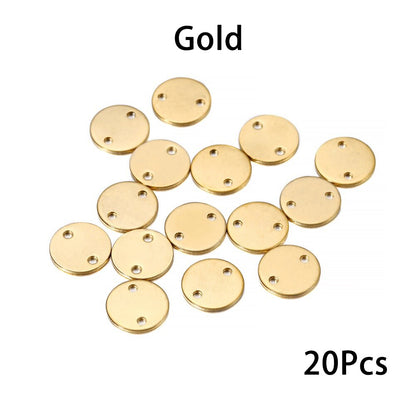 Stainless Steel Square Pendants Charms, 20-50pcs