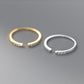 Gold Charm Stackable Ring