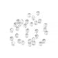 Perles d'espacement rondes givrées de 4 à 12 mm, 20 à 100 pièces