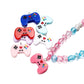 Colorful Cute Gamepad Resin Charms Pendants, 10Pcs