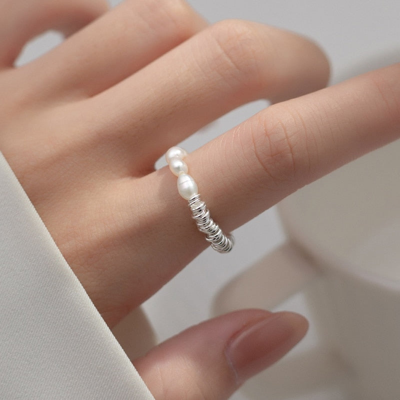 Exquisite Baroque Pearl Ring