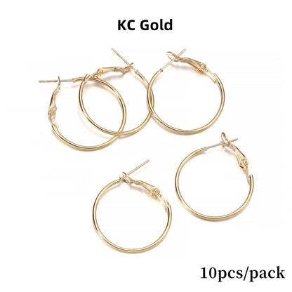 20-40mm Big Circle Hanging Hoops Earring, 10-50pcs