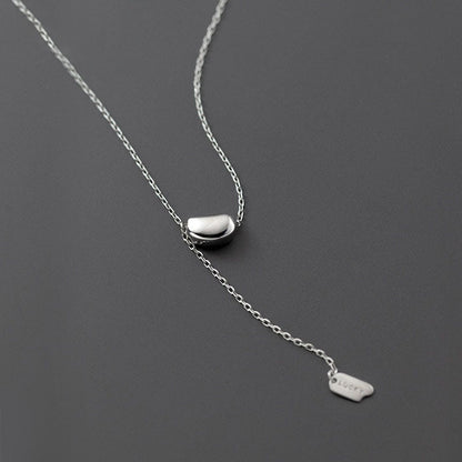 Lucky Letter Long Chain Pendant Necklace