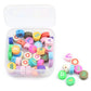 50pcs Lettered Polymer Clay Beads DIY Kit
