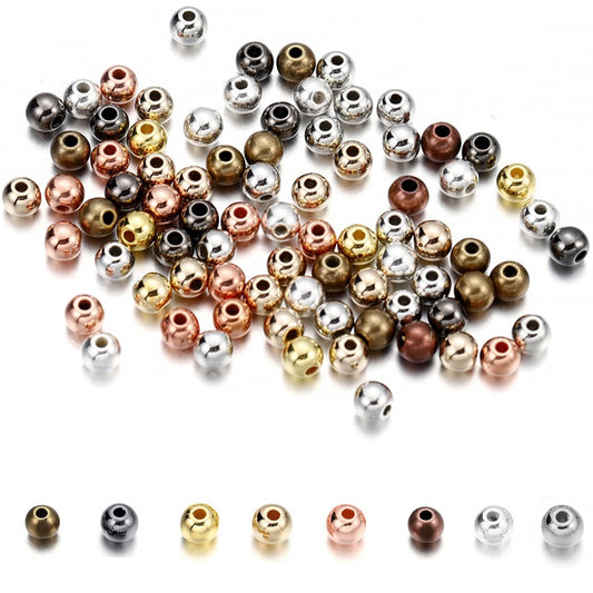30 à 400 perles d'espacement rondes CCB.