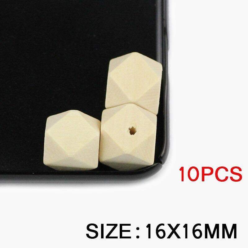 AAA Natural Geometric Octagonal Wood Beads, Unfinished 10~20MM Big Spacer Loose Beads,for DIY Handmade 