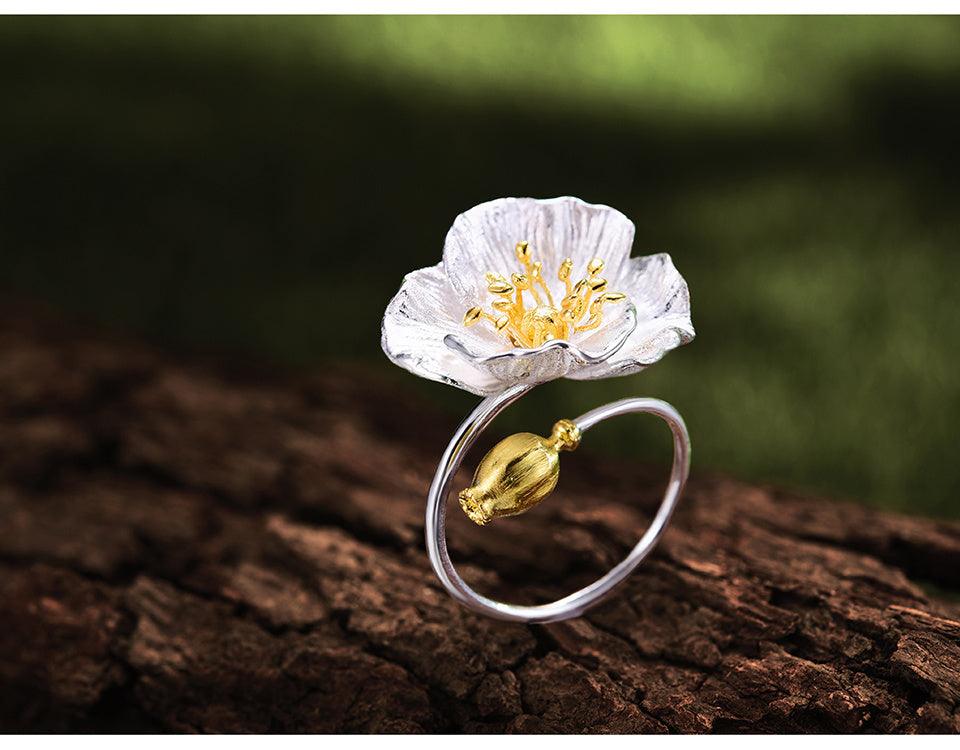Blooming Poppies Ring 