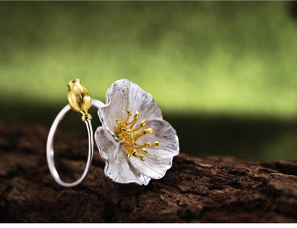 Blooming Poppies Ring 