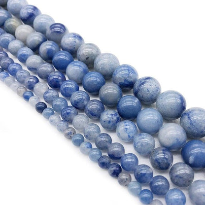 Blue Dumortierite Semi Precious rare beads, 6- 12mm Natural stone beads 