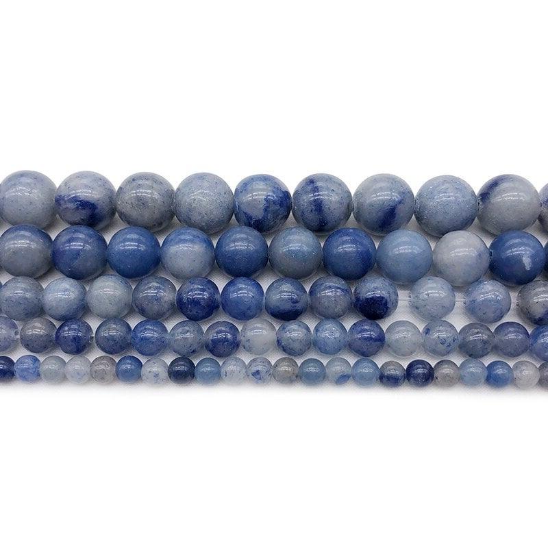 Blue Dumortierite Semi Precious rare beads, 6- 12mm Natural stone beads 
