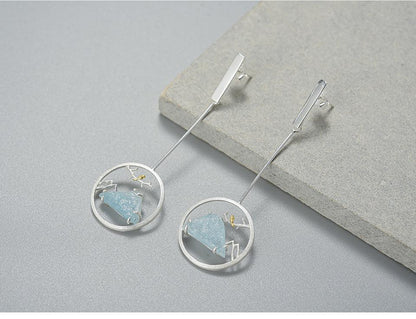 Blue Mountain Earring 