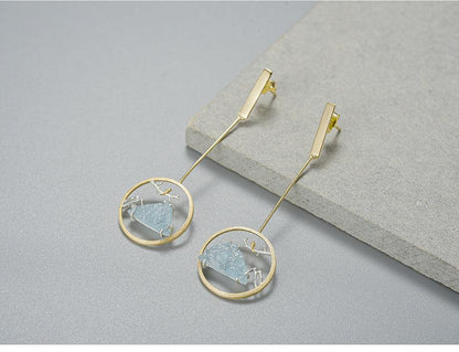 Blue Mountain Earring 