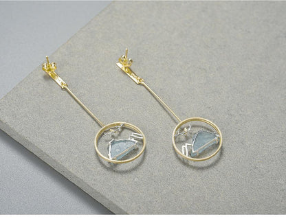 Blue Mountain Earring 