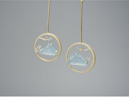 Blue Mountain Earring 