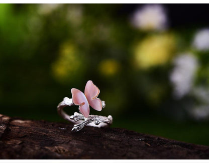 Butterfly On Branch Ring 