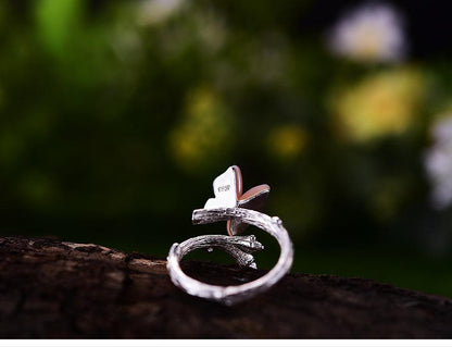 Butterfly On Branch Ring 