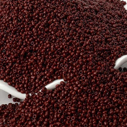 Dark Red brown Opaque Red Toho Seed Beads, round assorted toho beads, 2mm delica  japanese small glass Austria beads, 1000pcs 