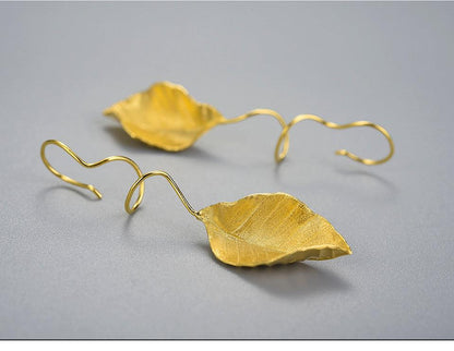 Elegant Autumn Leaf Earring 