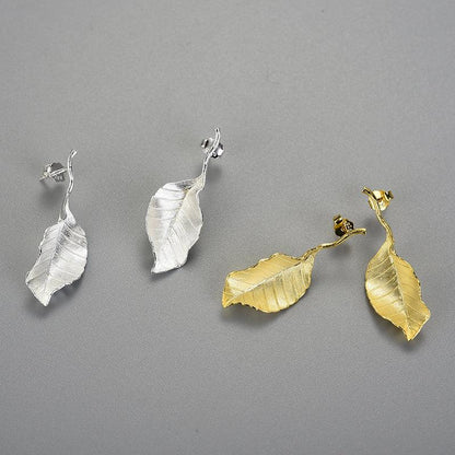 Elegant Autumn Leave Earring 