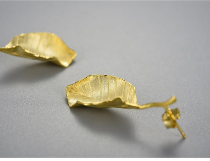 Elegant Autumn Leave Earring 