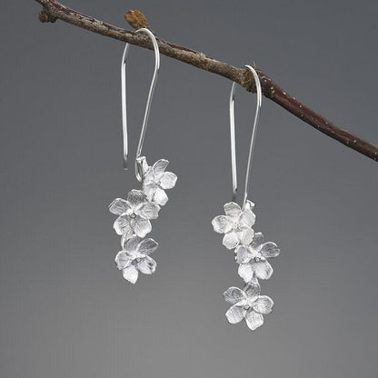 Forget-me-not Flower Dangle Earring 