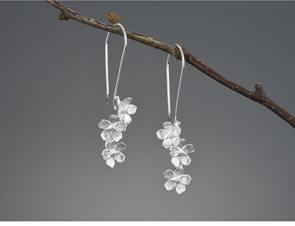 Forget-me-not Flower Dangle Earring 