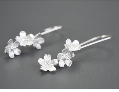 Forget-me-not Flower Dangle Earring 