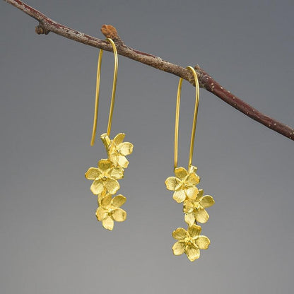 Forget-me-not Flower Dangle Earring 