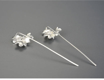 Forget-me-not Flower Dangle Earring 