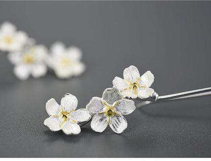 Forget-me-not Flower Dangle Earring 