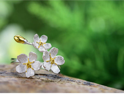 Forget-me-not Flower Ring 