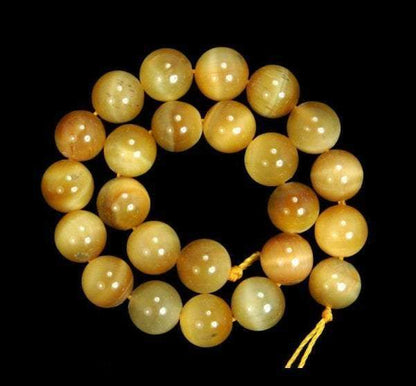 Golden Tiger Eye Gemstone Round Beads, 6mm 8mm 10mm 12mm Natural Stone Beads, Jewelry Loose Beads 