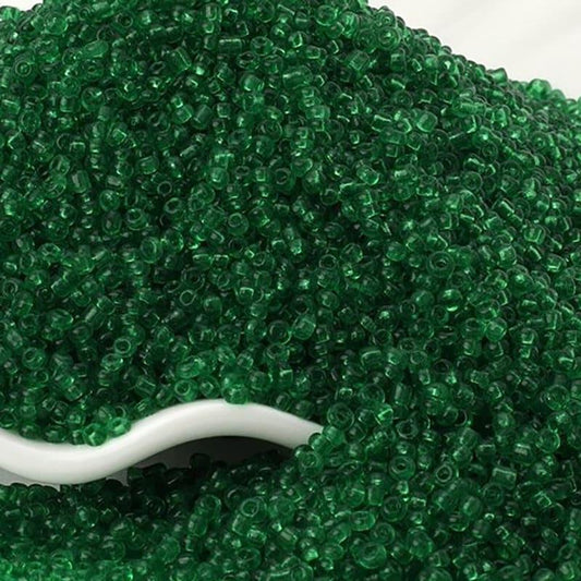 Green Transparent Transparen japanese seed beads, 2mm 12/0  toho Miyuki Delica small glass beads, Austria round beads, Clear, 1000 pcs 