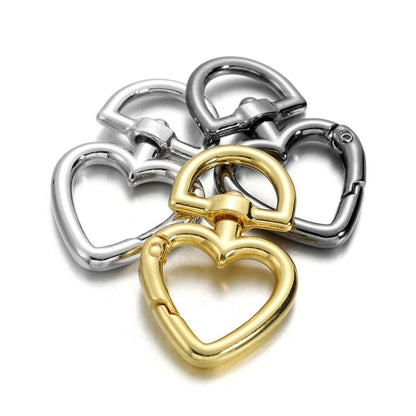 Heart Lobster Clasp, Key Ring 