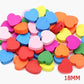 Heart Wood Mix Color Wooden Beads For Jewelry Making 13/18mm 