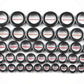 Jet Black Ring Hematite Beads, 3x8 3x10 4x12 4x14 4x16 4x27 mm 