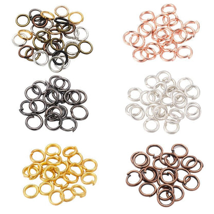 Jump Split Rings,  4 5 6 8 10 mm, 50-200pcs/lot 