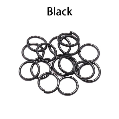 Jump Split Rings,  4 5 6 8 10 mm, 50-200pcs/lot 