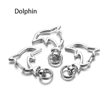 Keychain Lobster Clasps, Mixed Shape 