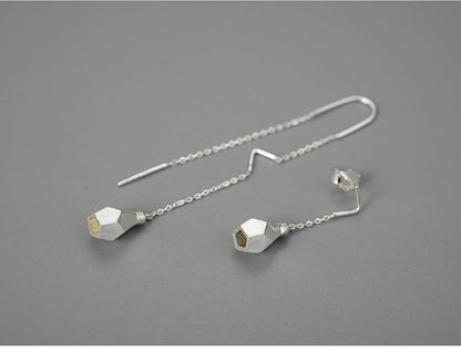 Light Bulb Long Dangle Earring 