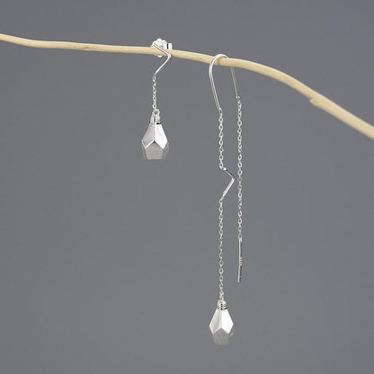 Light Bulb Long Dangle Earring 