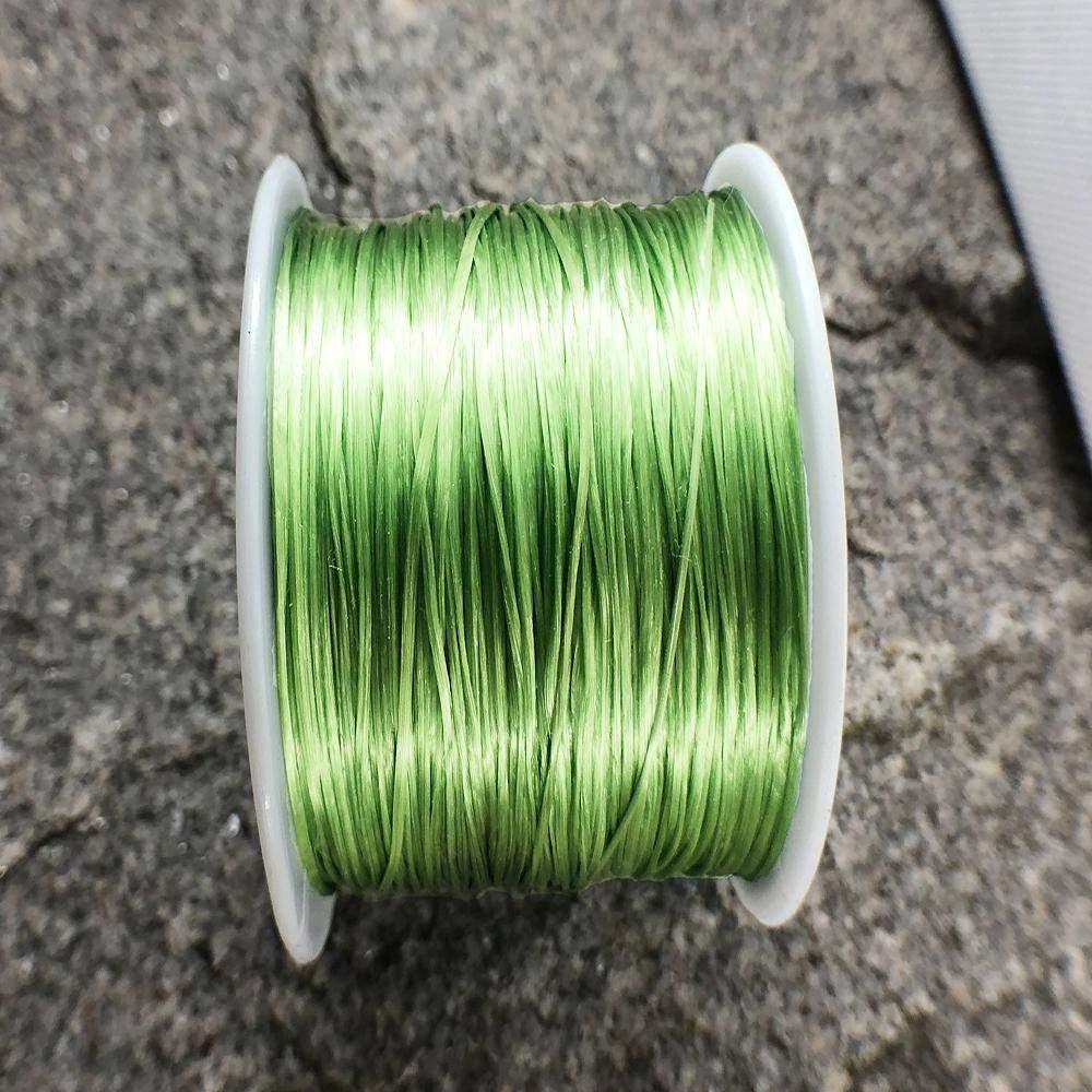 🍃 Light Olive Strong Stretchy Elastic String - Nature-Inspired