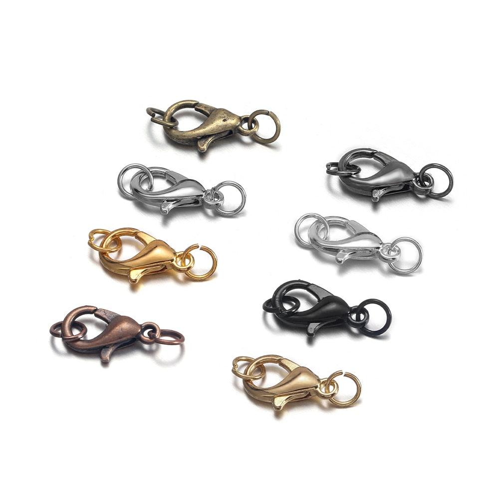 Lobster Clasps With Jump Rings 