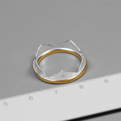 Lotus Flower Minimalist Ring 