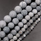Matte Landscape Round Jasper beads, 4-12mm, 15.5'' strand 