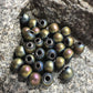 Matte Round Multi-color Hematite beads, Wholesale Lot, 4-12mm 5-200pcs 
