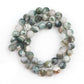 Matte Round Tree Agate Beads, 4-12mm, 15.5' inch full strand 