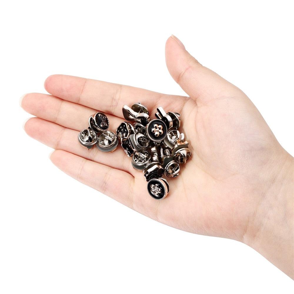 Metal Anti-light Brooch Pin Buckle Clasp, 10pcs/bag 