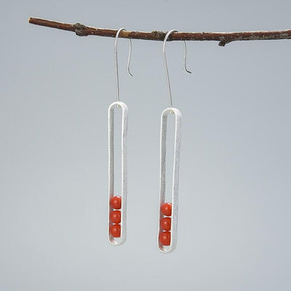 Minimalist Balancing Dangle Earrings 