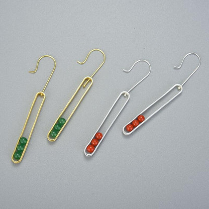 Minimalist Balancing Dangle Earrings 